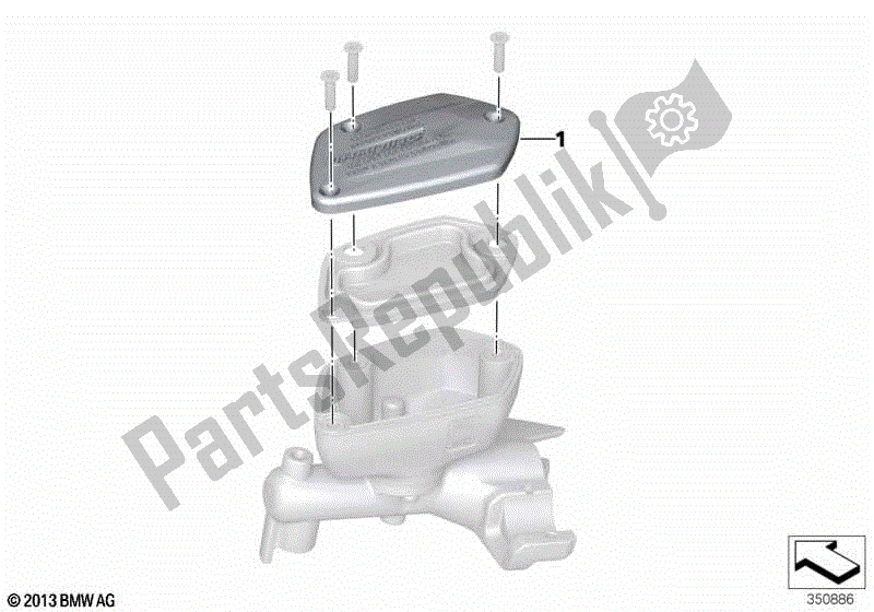 Todas las partes para Cubierta, Conjunto De Palanca, Cromo De Alto Brillo de BMW K 1600 GTL 48 2010 - 2016