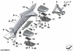 Footpeg plate/footpeg