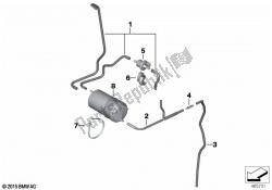 Fuel tank ventilation/Attaching parts