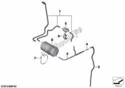 ventilazione del serbatoio del carburante / parti di fissaggio