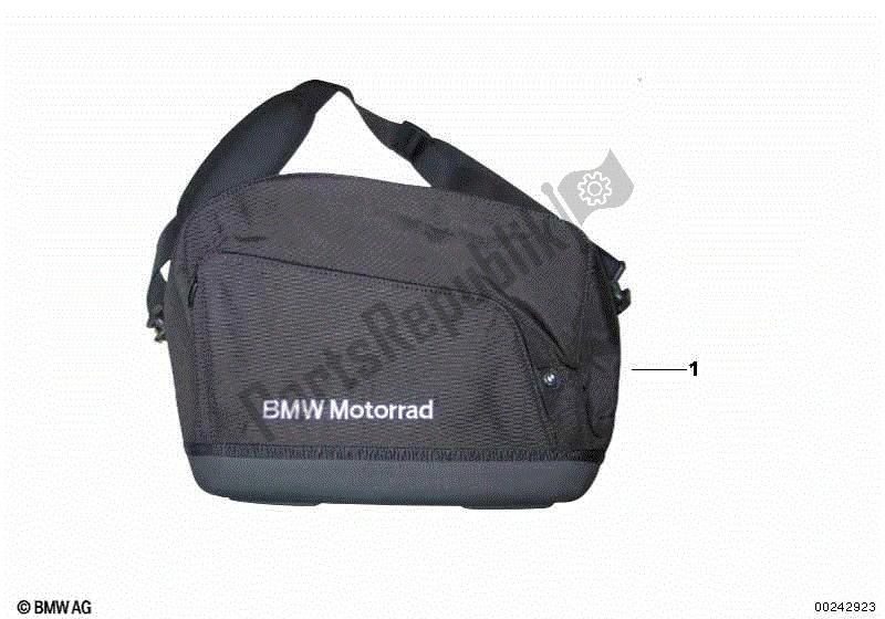 Todas las partes para Bolsillo Interior Para Maleta Touring de BMW K 1600 GTL 48 2010 - 2016