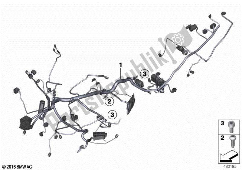 Todas las partes para Arnés De Cableado Principal de BMW K 1600 GTL 48 2010 - 2016