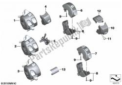 interruttore multifunzione, manubrio, lin bus