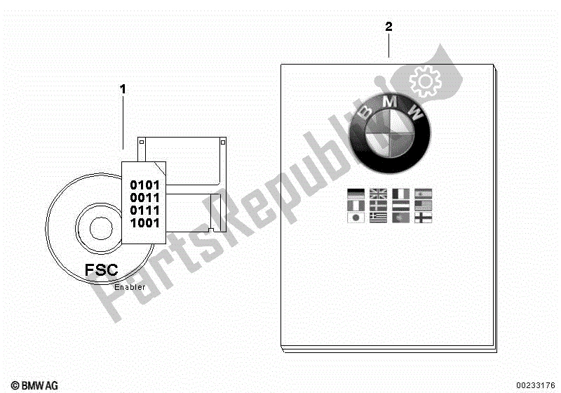 Todas las partes para Actualización De Bluetooth de BMW K 1600 GTL 48 2010 - 2016