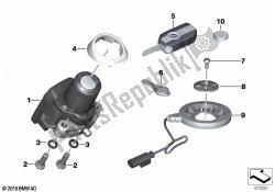 RF remote control locking system