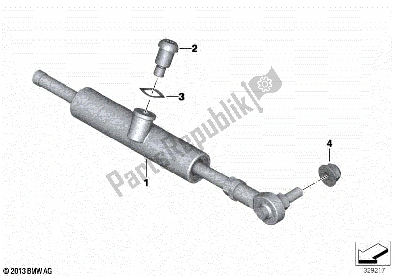 Todas las partes para Amortiguador De Dirección de BMW K 1600 GTL 48 2010 - 2016