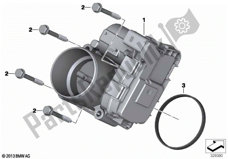 Todas las partes para Conjunto De Carcasa Del Acelerador de BMW K 1600 GTL 48 2010 - 2016