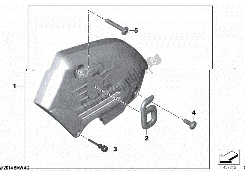 Todas las partes para Cubierta De Transmisión, Izquierda de BMW K 1600 GTL 48 2010 - 2016