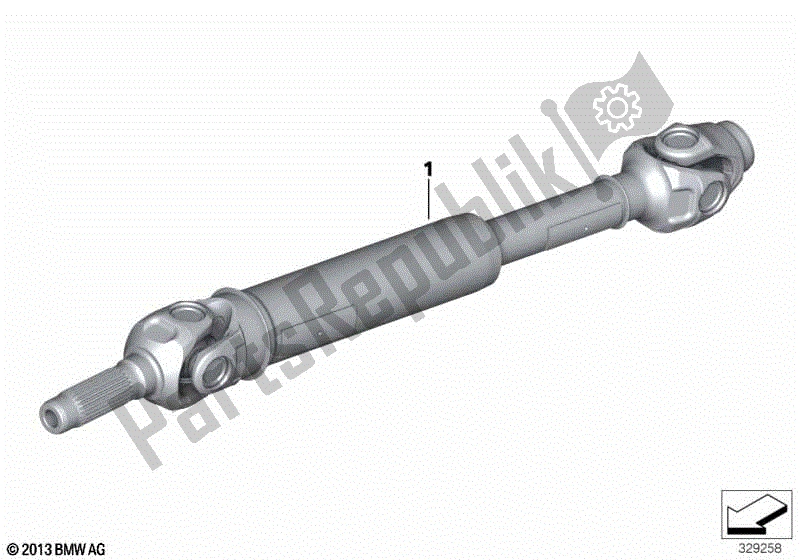 Toutes les pièces pour le Arbre De Transmission du BMW K 1600 GTL 48 2017 - 2021