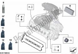 óleo do motor / serviço de manutenção