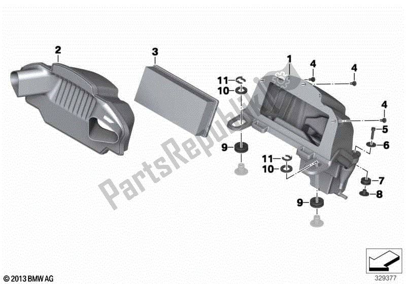 Todas las partes para Sistema De Sonido De Admisión de BMW K 1600 GTL 48 2017 - 2021