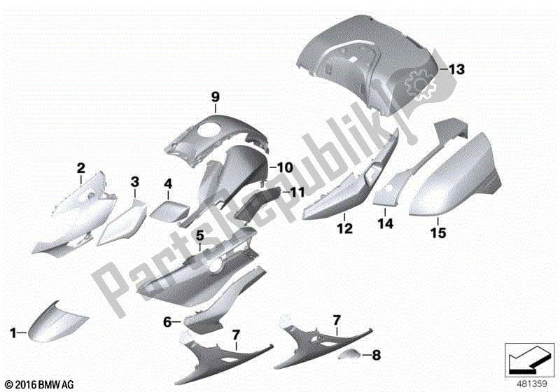 Todas las partes para Partes Preparadas de BMW K 1600 GTL 48 2017 - 2021