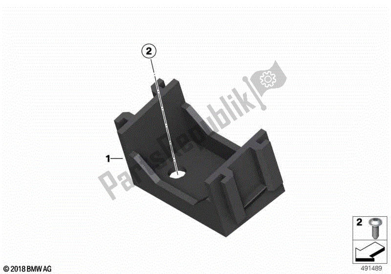 Todas las partes para Soporte Para Relé de BMW K 1600 GTL Excl 48 2013 - 2016