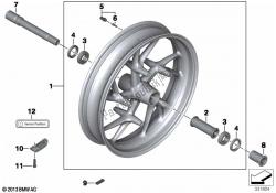 roda fundida, tpm, dianteira