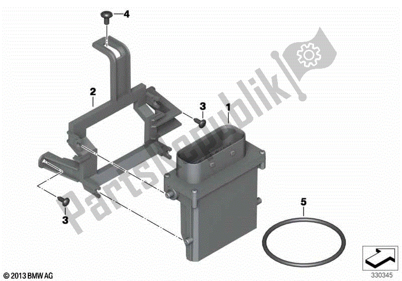 Todas las partes para Unidad De Control Esa de BMW K 1600 GTL Excl 48 2013 - 2016