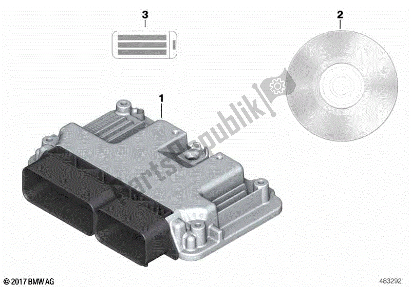 Todas las partes para Unidad De Control de BMW K 1600 GTL Excl 48 2013 - 2016