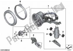 bomba de combustível e sensor de nível de combustível