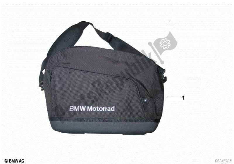 Todas las partes para Bolsillo Interior Para Maleta Touring de BMW K 1600 GTL Excl 48 2013 - 2016