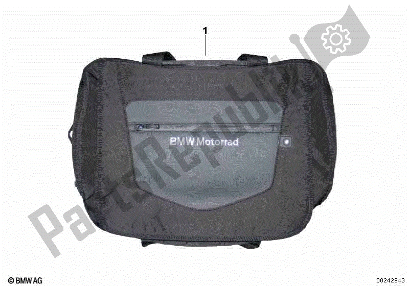 Todas las partes para Bolsillo Interior, Topcase Tour de BMW K 1600 GTL Excl 48 2013 - 2016