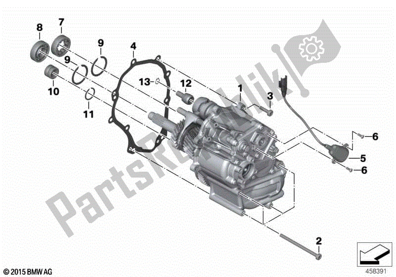 Todas las partes para Transmisión Manual de BMW K 1600 GTL Excl 48 2013 - 2016