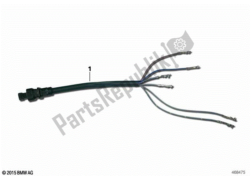 Todas las partes para Cable De Reparación, Puño Del Acelerador de BMW K 1600 GTL Excl 48 2013 - 2016