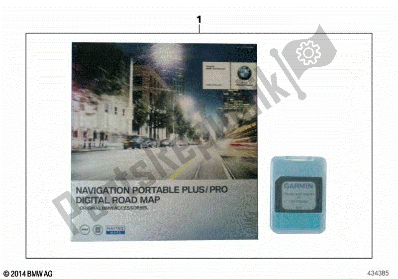 Todas las partes para Mapa De Ruta De Navegación Sd de BMW K 1600 GTL Excl 48 2013 - 2016