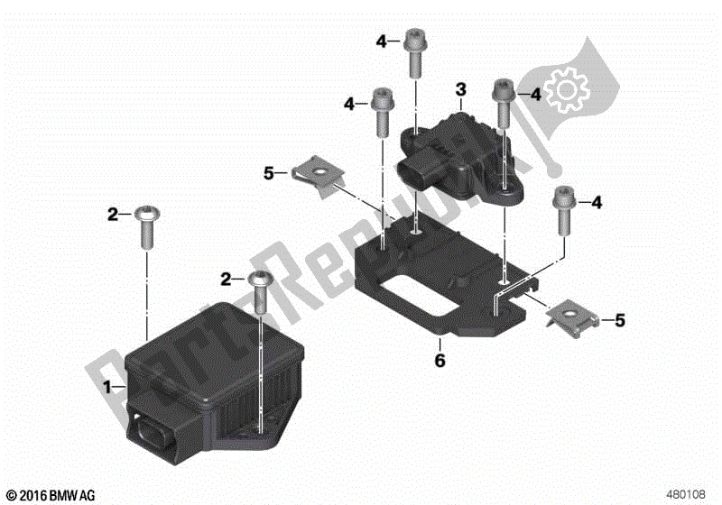 Todas las partes para Sensor De Velocidad de BMW K 1600 GTL Excl 48 2013 - 2016