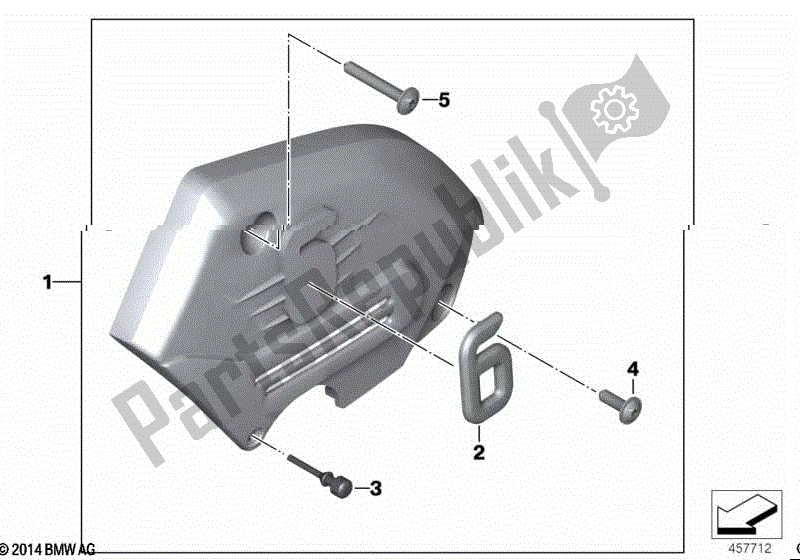 Todas las partes para Cubierta De Transmisión, Izquierda de BMW K 1600 GTL Excl 48 2013 - 2016