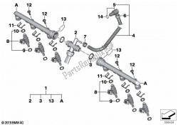 soupapes / tuyaux du système d'injection de carburant