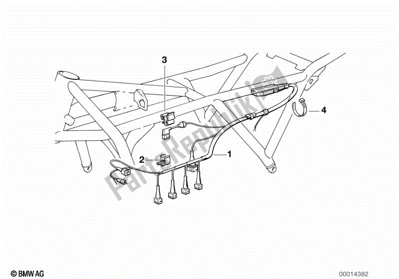 Tutte le parti per il Cablaggio Del Motore del BMW K 75  569 750 1985 - 1995