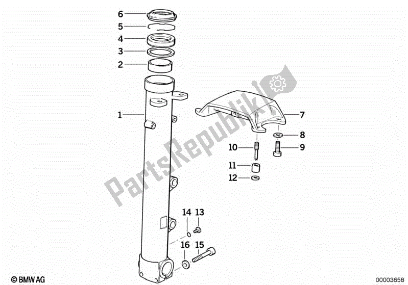 Toutes les pièces pour le Curseur De Fourche du BMW K 75  569 750 1985 - 1995