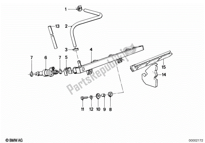 Toutes les pièces pour le Système D'injection De Carburant / Soupape D'injection du BMW K 75  569 750 1985 - 1995