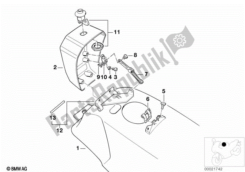 Toutes les pièces pour le Réservoir De Carburant / Autorités du BMW K 75  569 750 1985 - 1995