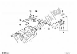 Priority vehicle light mounting parts