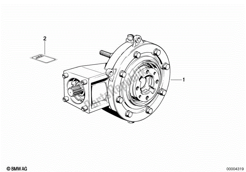 All parts for the Rear-axle-drive of the BMW K 75  569 750 1985 - 1995