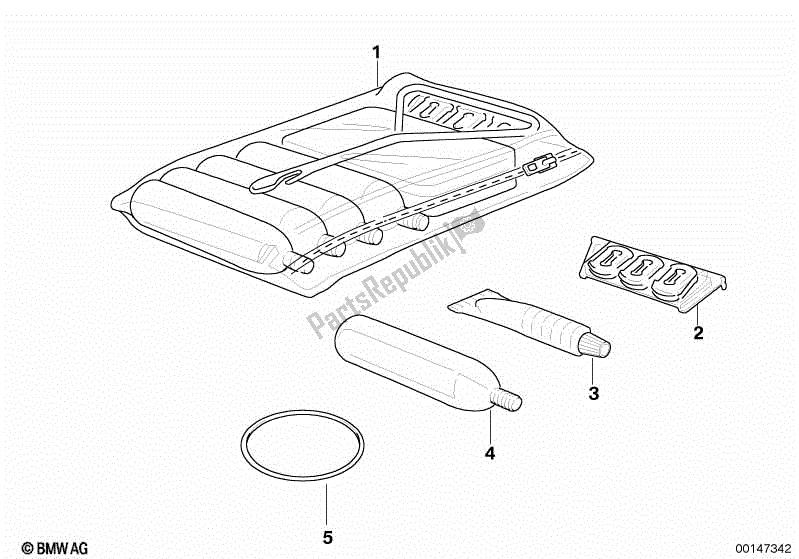 Todas as partes de Pacote De Conserto do BMW K 75  569 750 1985 - 1995