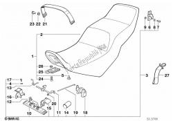 asiento doble deslizante