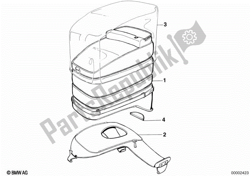 Tutte le parti per il Borsa Da Canotta del BMW K 75  569 750 1985 - 1995