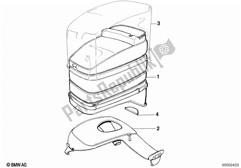 Tutte le parti per il Borsa Da Canotta del BMW K 75  569 750 1985 - 1995