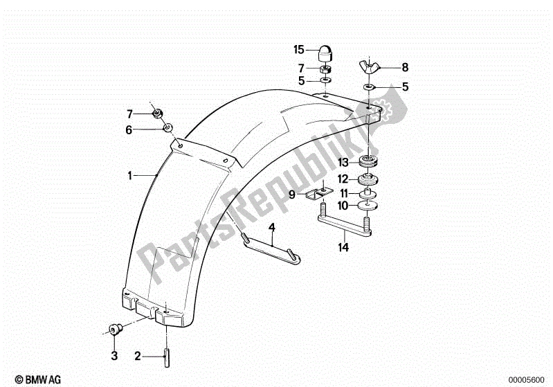 All parts for the Wheel Cover, Rear of the BMW K 75  569 750 1985 - 1995