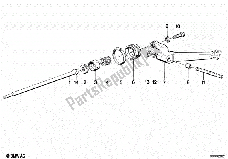 Todas las partes para Control De Embrague de BMW K 75C 750 1985 - 1990