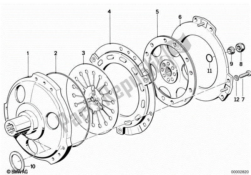 Todas las partes para Embrague de BMW K 75C 750 1985 - 1990