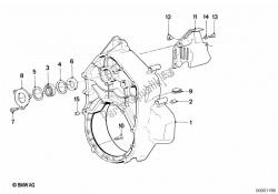 Intermediate housing/alternator cover