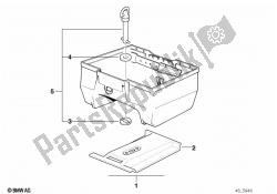 Topcase 22 l piezas de montaje