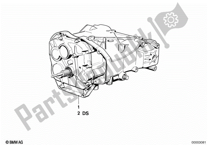 Todas las partes para Transmisión De 5 Velocidades de BMW K 75 RT 750 1989 - 1995