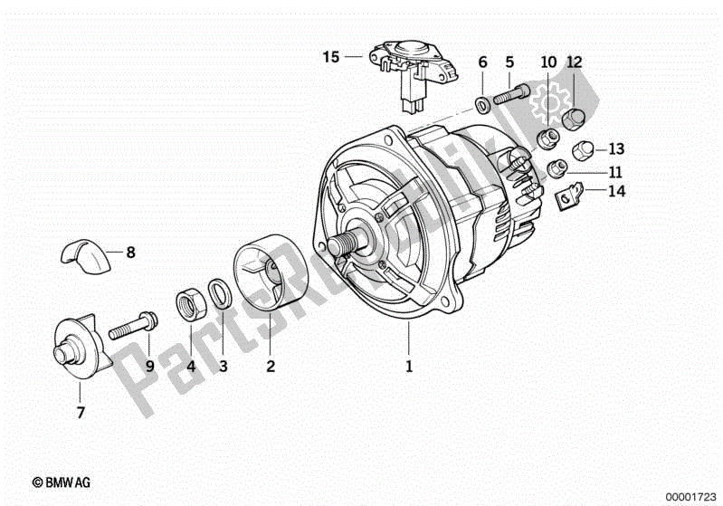 Todas las partes para Alternador de BMW K 75 RT 750 1989 - 1995