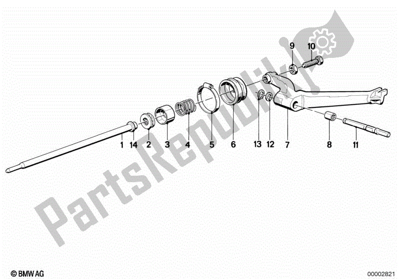 Todas las partes para Control De Embrague de BMW K 75 RT 750 1989 - 1995