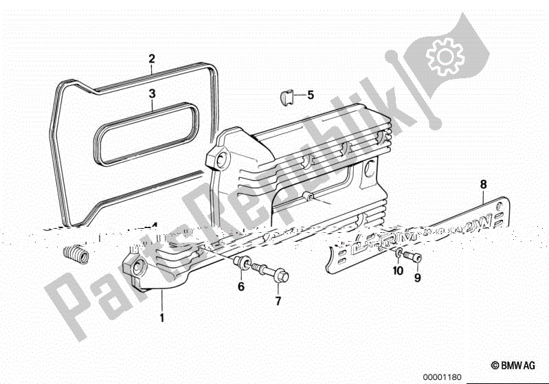 Todas las partes para Cubierta De Tapa De Cilindro de BMW K 75 RT 750 1989 - 1995