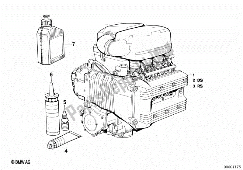 Todas las partes para Motor de BMW K 75 RT 750 1989 - 1995