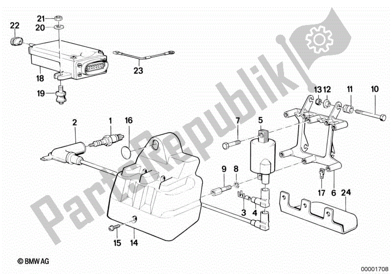 Todas las partes para Sistema De Encendido de BMW K 75 RT 750 1989 - 1995